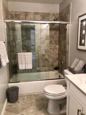 Bathroom, Glass Shower, Interior