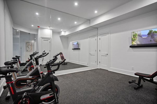 Fitness Equipment, Interior, Recessed Lighting