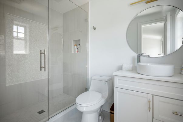 Bathroom, Glass Shower, Interior