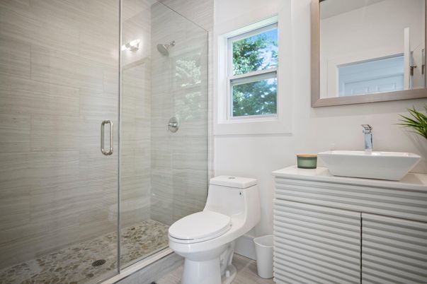 Bathroom, Glass Shower, Interior