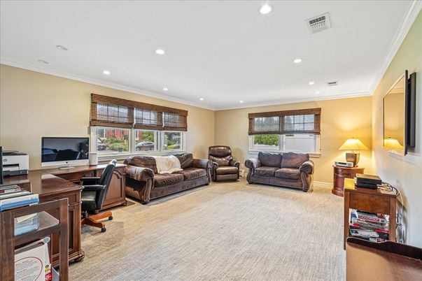 Home Office, Interior, Living room, Recessed Lighting