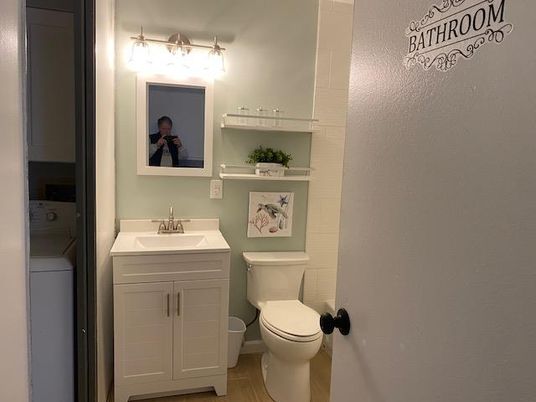 Bathroom, Interior, Wood Texture Flooring