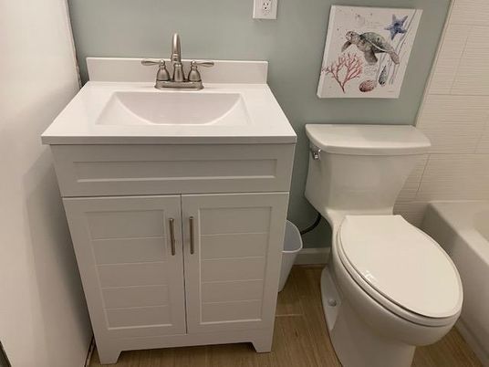 Bathroom, Interior, Wood Texture Flooring