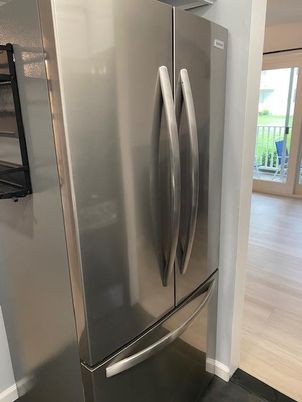 Interior, Stainless Steel Appliances, Wood Texture Flooring