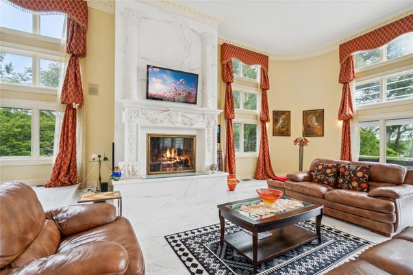 Fireplace, Interior, Living room, Marble, Marble Walls