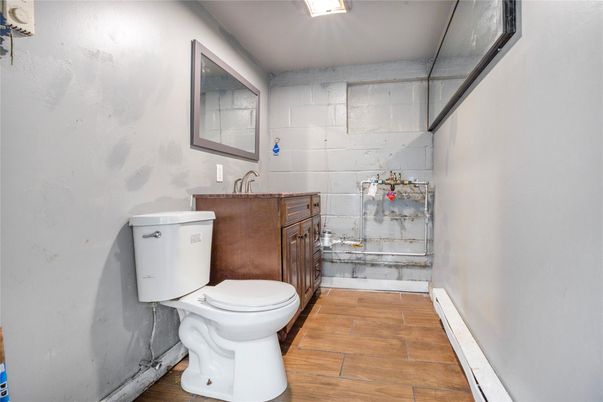 Bathroom, Interior, Wood Texture Flooring