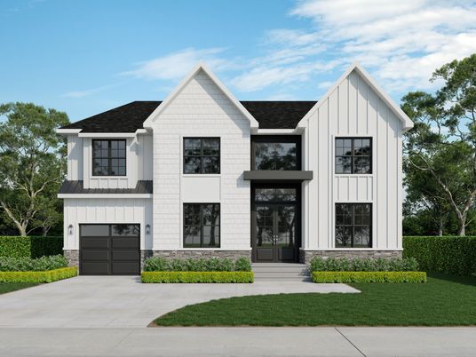 Attached, Exterior, Facade, Farmhouse