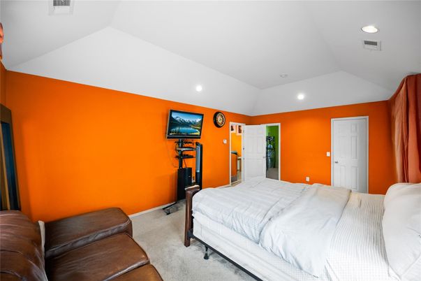 Bedroom, Interior, Recessed Lighting