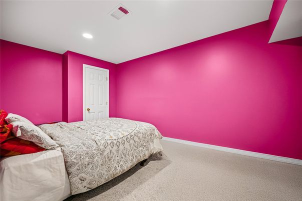 Bedroom, Interior, Recessed Lighting