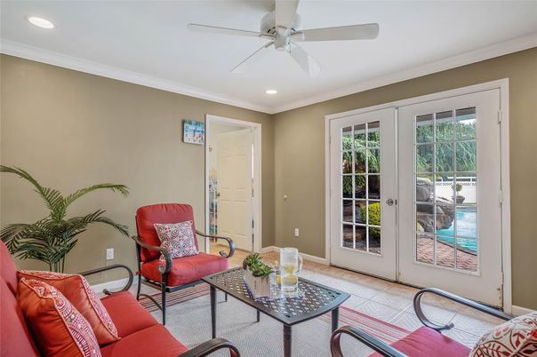 Interior, Living room, Recessed Lighting