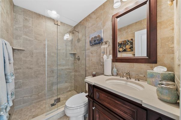 Bathroom, Glass Shower, Interior