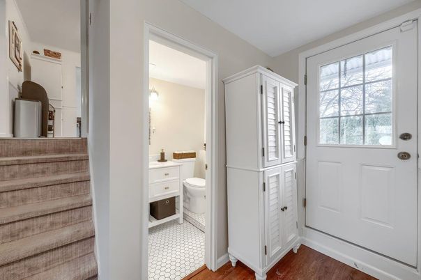 Bathroom, Interior, Wood Texture Flooring