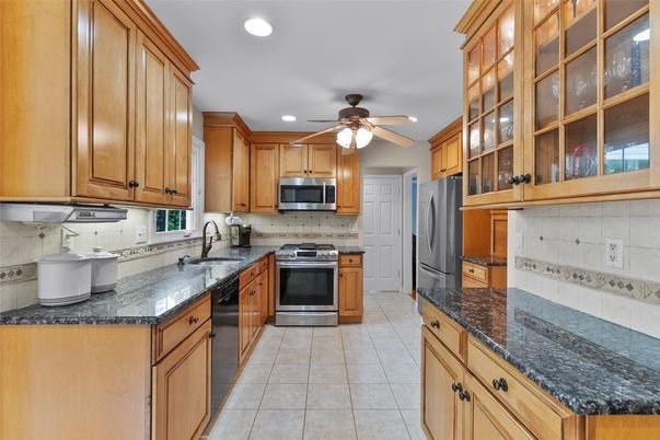 Interior, Kitchen, Recessed Lighting, Stainless Steel Appliances