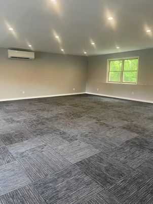 Empty room, Interior, Recessed Lighting