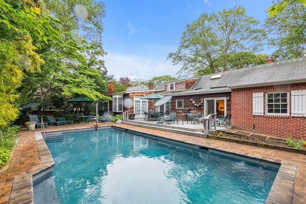 Exterior, Pool, Solar Panels