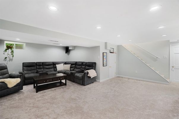 Interior, Living room, Recessed Lighting
