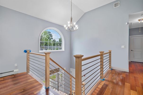 Chandelier, Interior, Wood Texture Flooring