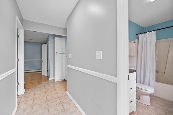 Bathroom, Interior, Wood Texture Flooring