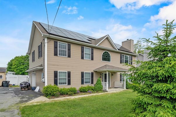 Attached, Exterior, Facade, Solar Panels, Georgian