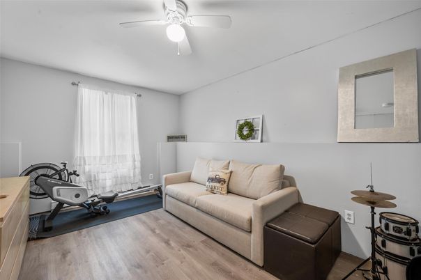 Fitness Equipment, Interior, Wood Texture Flooring