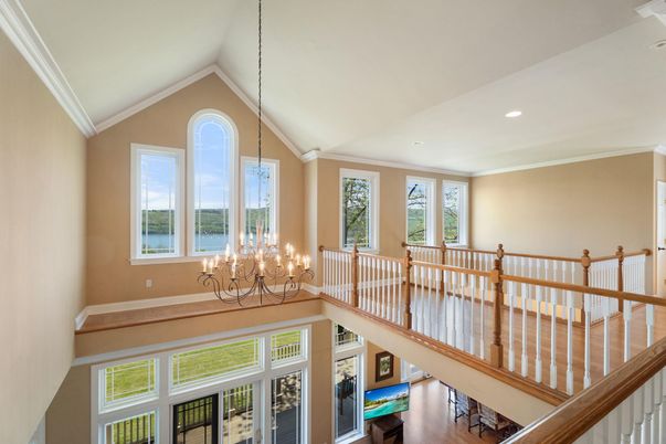 Chandelier, Interior, Recessed Lighting, Water, Wood Texture Flooring