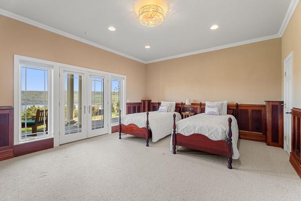 Bedroom, Interior, Recessed Lighting