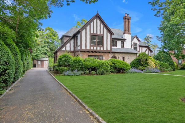 Backyard, Exterior, Facade, Brick Facade, Tudor Revival