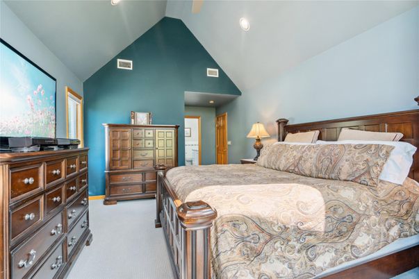 Bedroom, Interior, Recessed Lighting