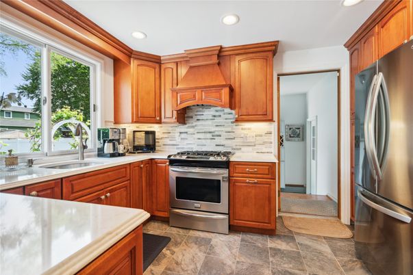 Interior, Kitchen, Recessed Lighting, Stainless Steel Appliances