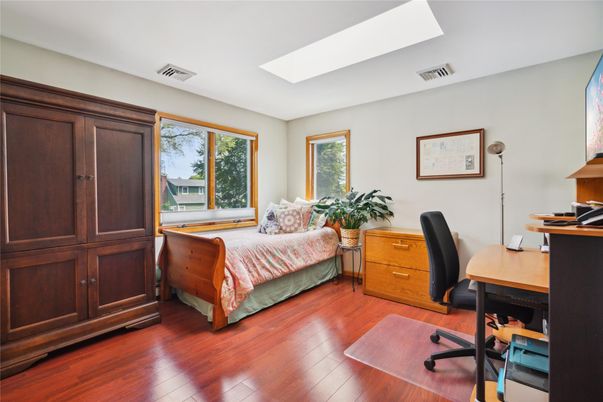 Bedroom, Home Office, Interior, Wood Texture Flooring