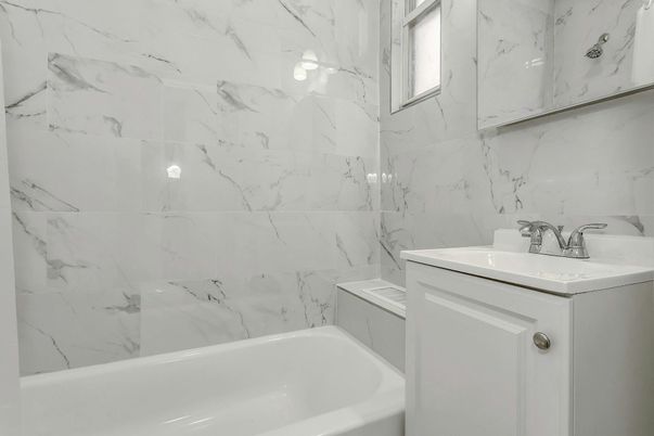 Bathroom, Interior, Marble Walls