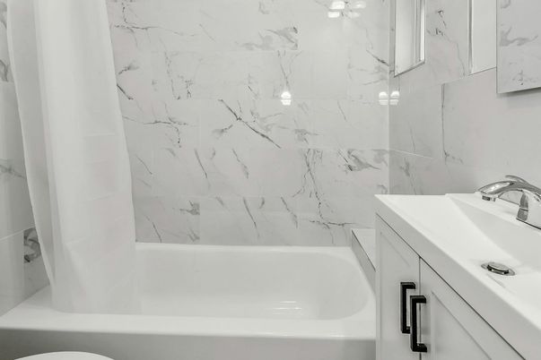Bathroom, Interior, Marble Walls