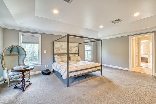 Bedroom, Interior, Recessed Lighting