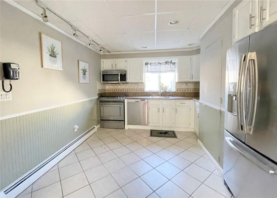 Interior, Kitchen, Recessed Lighting, Stainless Steel Appliances