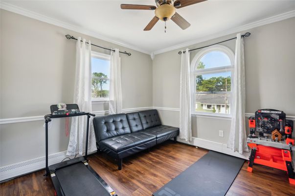Fitness Equipment, Interior, Wood Texture Flooring