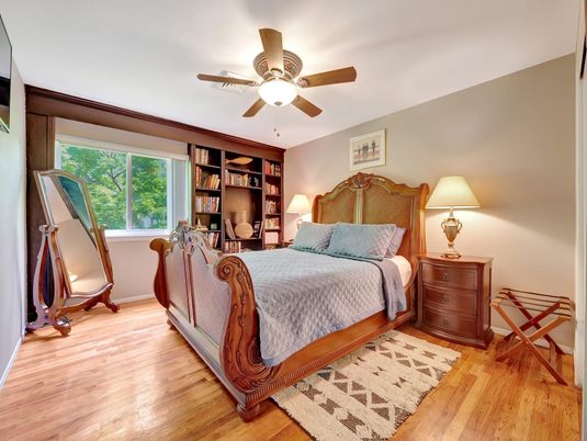 Bedroom, Interior, Wood Texture Flooring