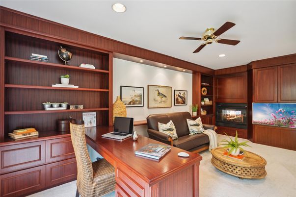 Home Office, Interior, Recessed Lighting