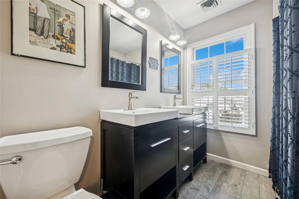Bathroom, Interior, Wood Texture Flooring