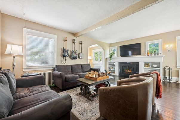 Fireplace, Interior, Living room, Wood Texture Flooring