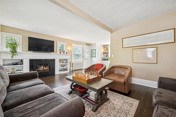 Fireplace, Interior, Living room, Wood Texture Flooring