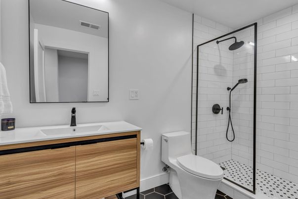Bathroom, Glass Shower, Interior