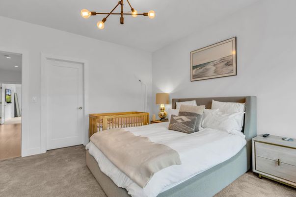 Bedroom, Interior, Pendant Lights