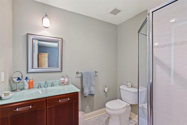 Bathroom, Glass Shower, Interior