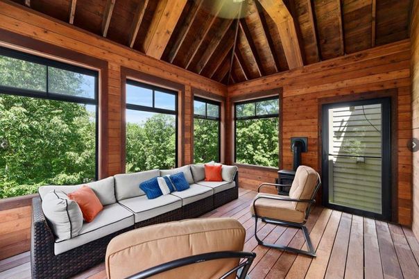 Interior, Living room, Wooden Beams, Wooden Ceilings, Wood Texture Flooring, Wooden Walls