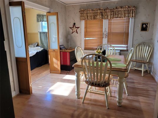 Dining room, Interior, Wood Texture Flooring