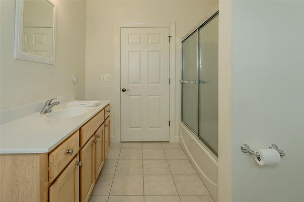 Bathroom, Dual Sink Vanities, Glass Shower, Interior