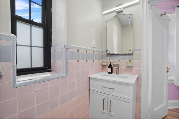 Bathroom, Interior, Wood Texture Flooring