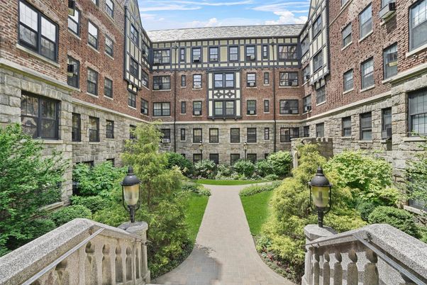 Exterior, Facade, Brick Facade, Condo Building