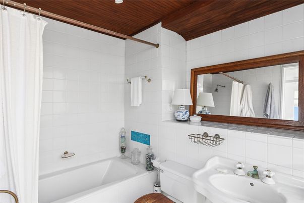 Bathroom, Interior, Wooden Ceilings