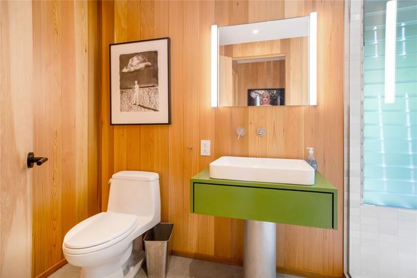 Bathroom, Interior, Wooden Walls